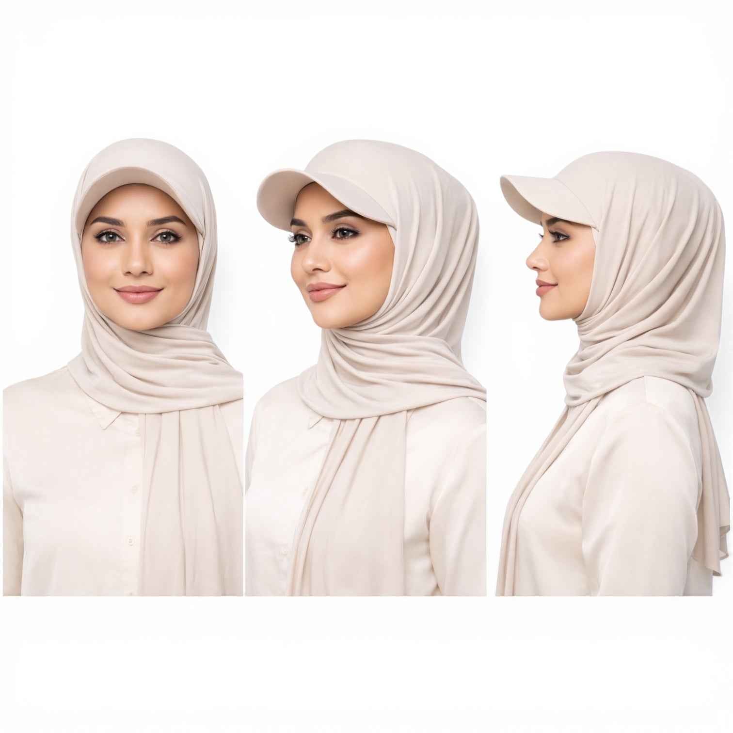 Hat Hijab – Comfortable Modest Head Covering for Umrah & Daily Wear