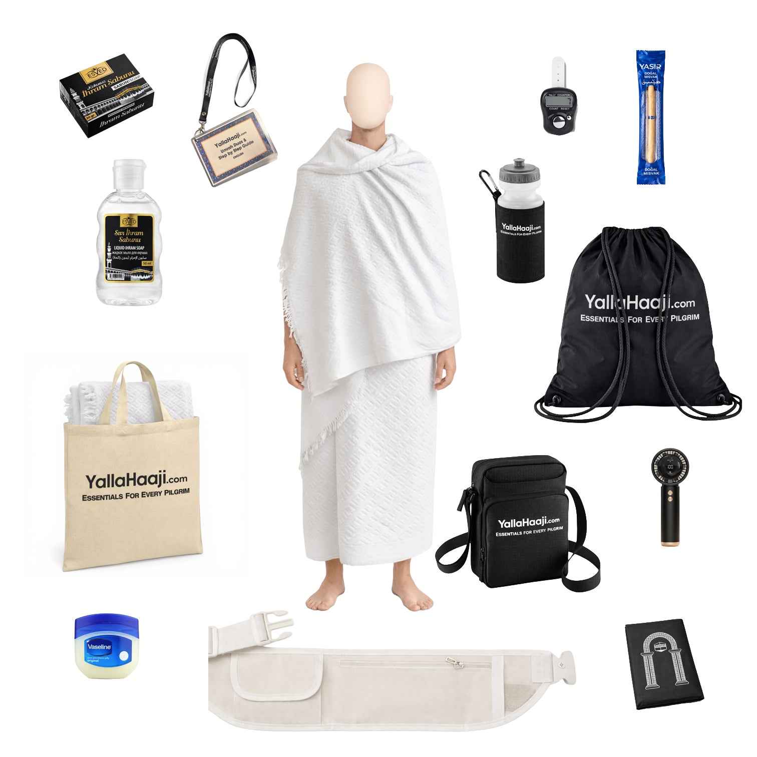 Ultimate Umrah Bundle (Male) – Complete Pilgrim Preparation Kit
